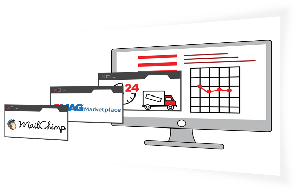 Integrare site cu API-uri (Emag MarketPlace, Mailchimp, Curieri etc.) Constructie site web in Bucuresti / Romania