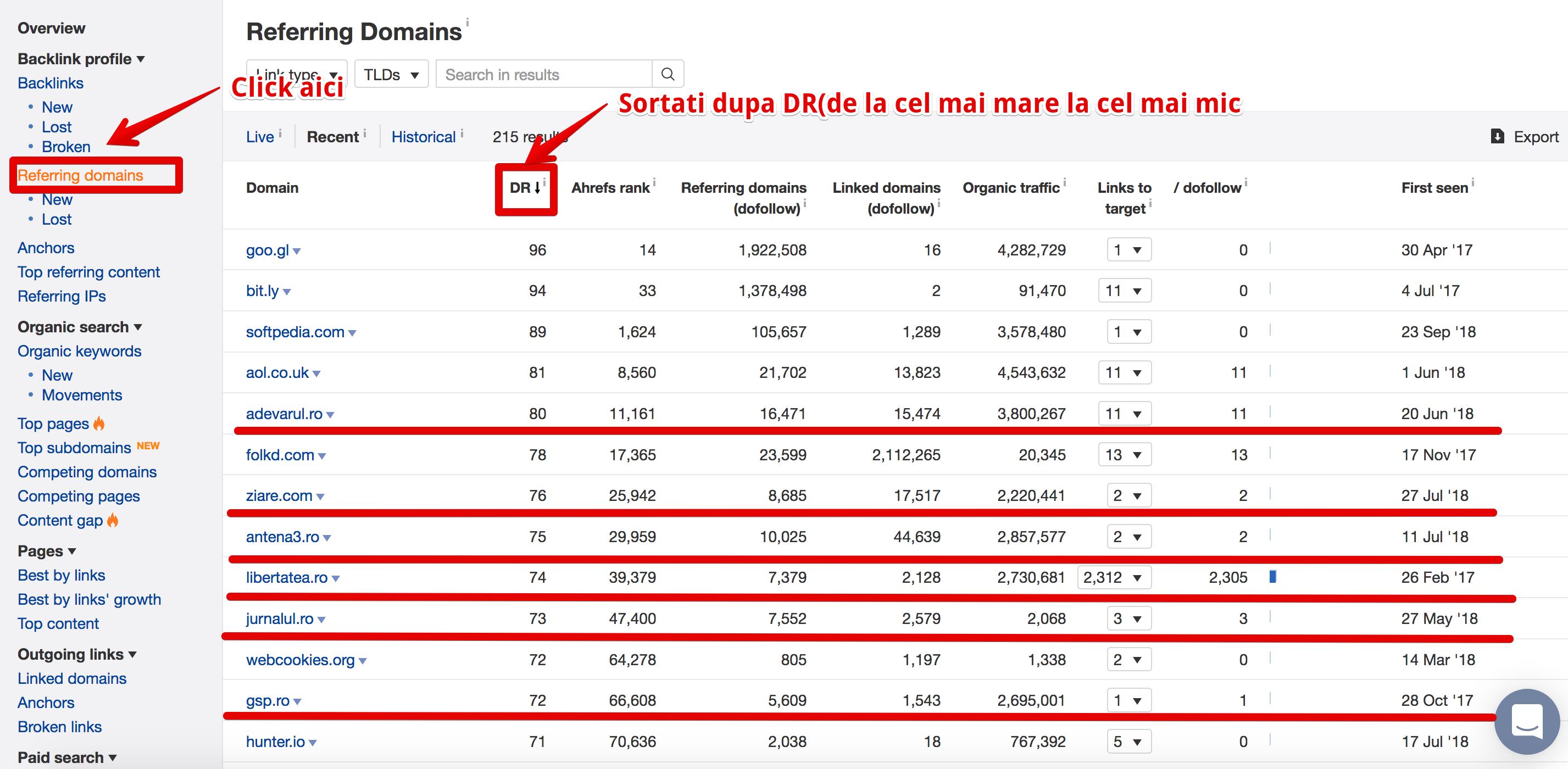 calitatea backlinkurilor - campanie seo